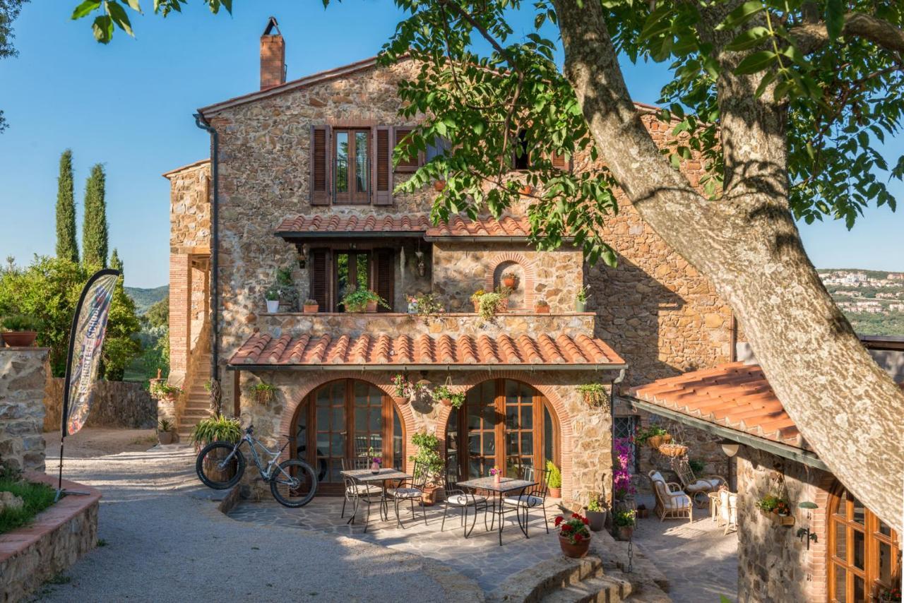 Agriturismo Schiaccia Ghiande Massa Marittima Eksteriør billede