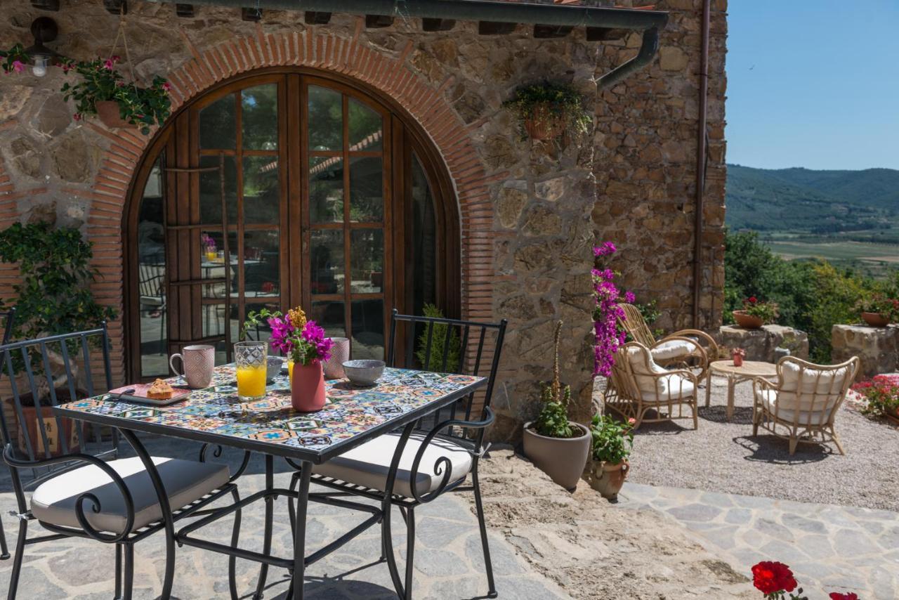 Agriturismo Schiaccia Ghiande Massa Marittima Eksteriør billede